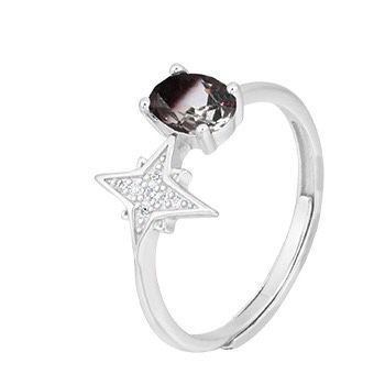 S925 sterling silver gem ring SSG224-SSG238