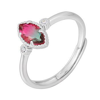 S925 sterling silver gem ring SSG239-SSG246