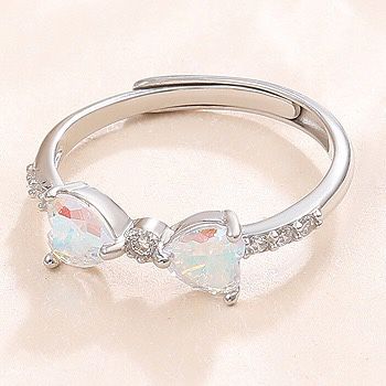 S925 sterling silver gem ring SSG431-SSG439