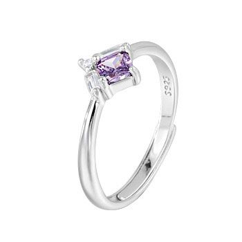 S925 sterling silver gem ring SSG201-SSG204