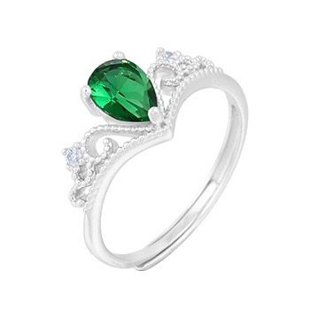 S925 sterling silver gem ring SSG082-SSG090