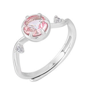 S925 sterling silver gem ring SSG369-SSG380