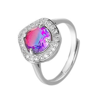 S925 sterling silver gem ring SSG733-SSG735