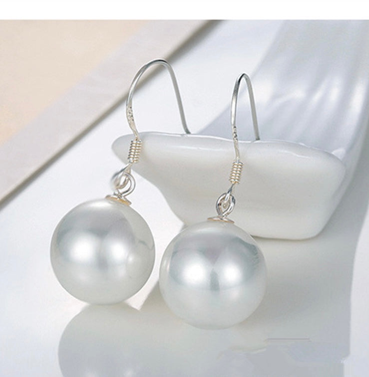 S925 sterling silver earring setting (default no pearl)  wse001-009