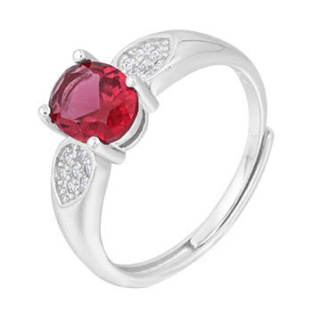 S925 sterling silver gem ring SSG058-SSG073