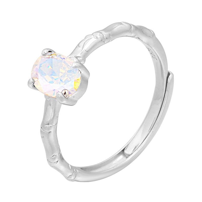 S925 sterling silver gem ring SSG205-SSG218