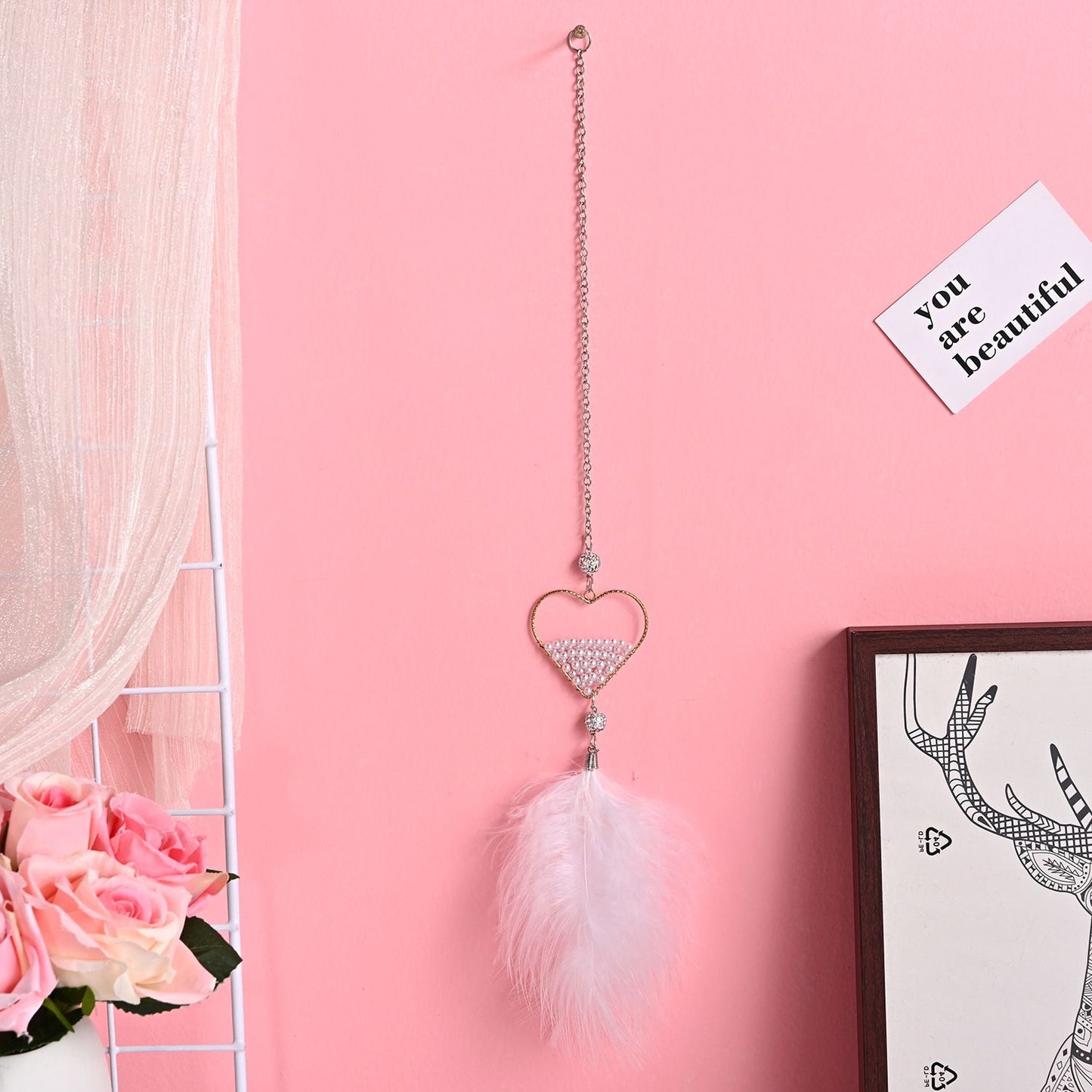 star dreamcatcher   feather cather wall hanging decorations #DC085-DC091