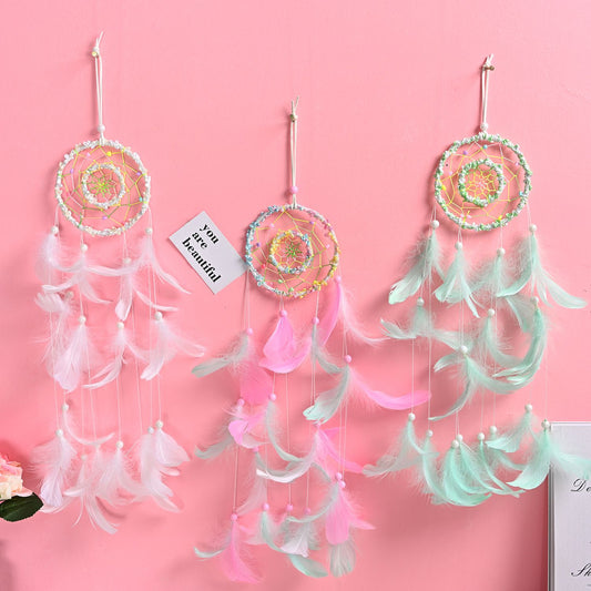 dreamcatcher   feather cather wall hanging decorations #DC061-DC072