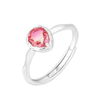 S925 sterling silver gem ring SSG125-SSG133