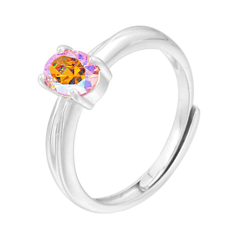 S925 sterling silver gem ring SSG355-SSG368