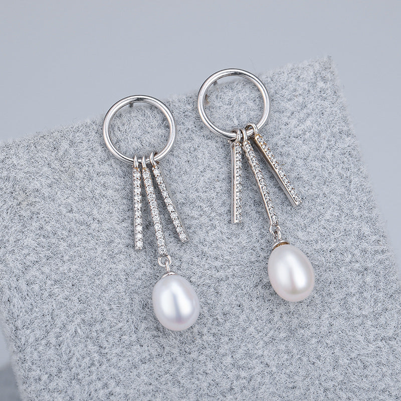 S925 sterling silver earring setting (default no pearl) wse181-189