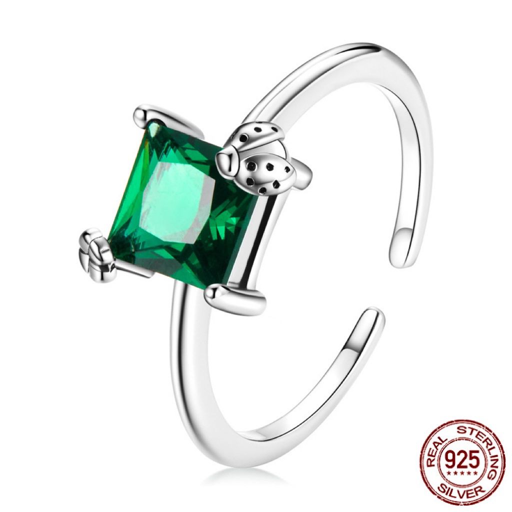 S925 sterling silver gem ring  #YSG001-YSG009