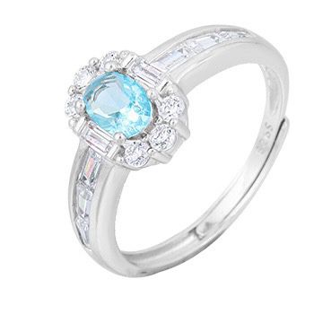 S925 sterling silver gem ring SSG477-SSG491