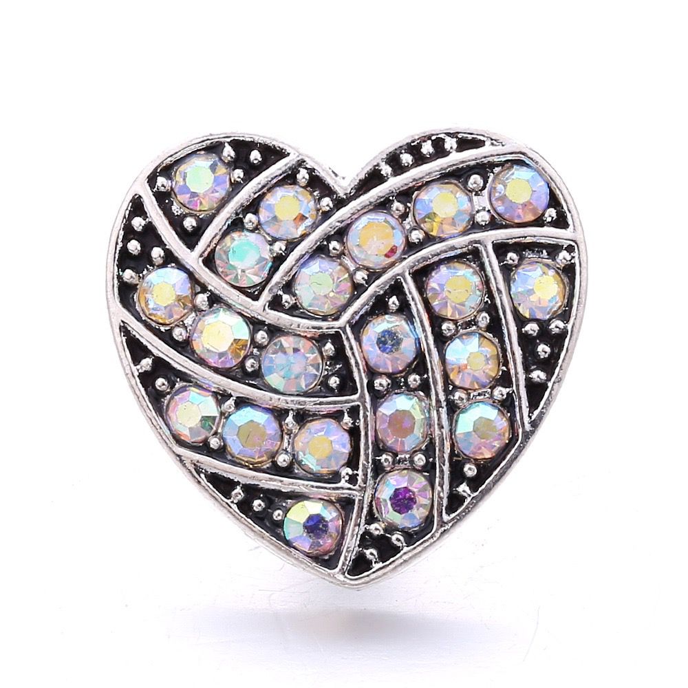 Heart-shaped  snap button SB012-SB016