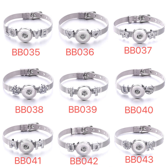 Snap button hand chain BB035-BB043