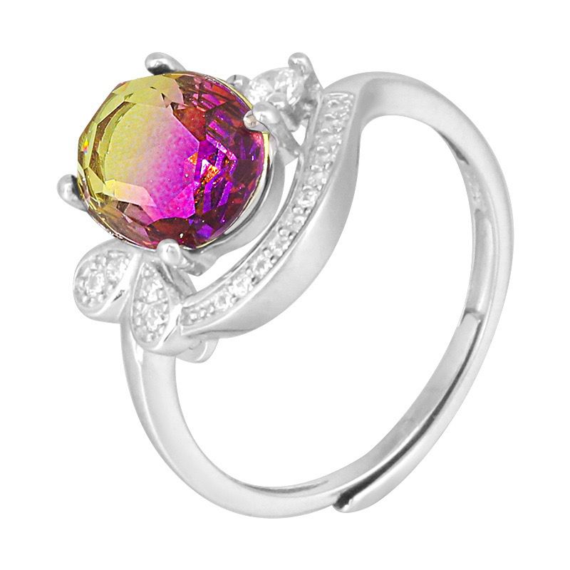 S925 sterling silver gem ring SSG652-SSG661