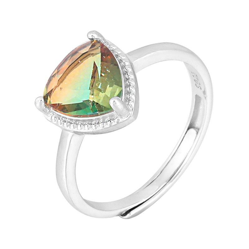 S925 sterling silver gem ring SSG330-SSG337