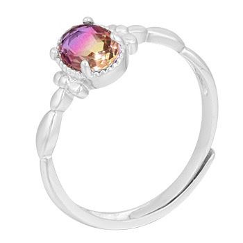 S925 sterling silver gem ring SSG185-SSG200