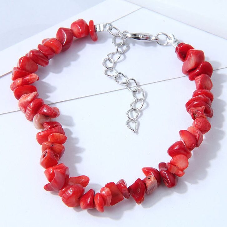 Scallop wind gravel bracelet B206