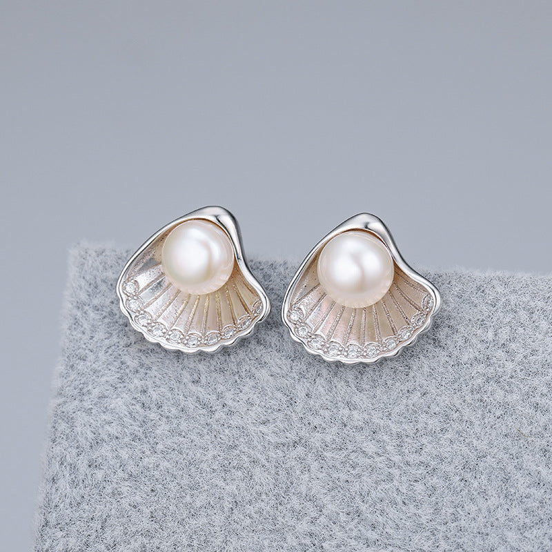 S925 sterling silver earring setting (default no pearl) wse181-189