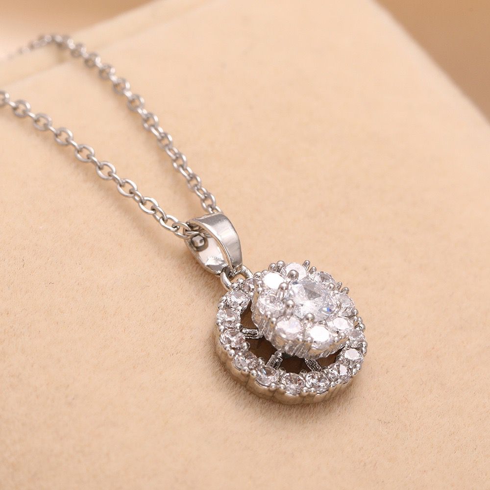 spinner zircon necklace N036-N044