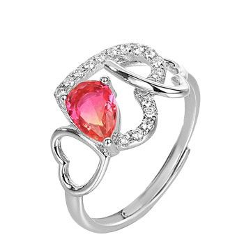 S925 sterling silver gem ring SSG682-SSG683