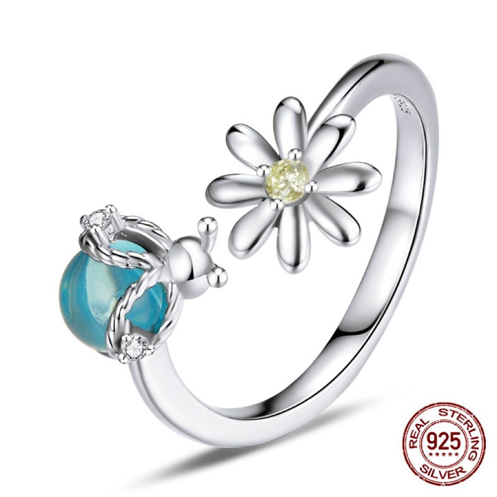 S925 sterling silver gem ring #YSG072-YSG078