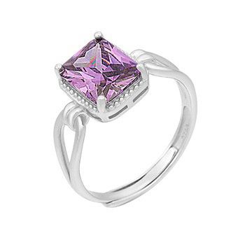 S925 sterling silver gem ring SSG310-SSG315