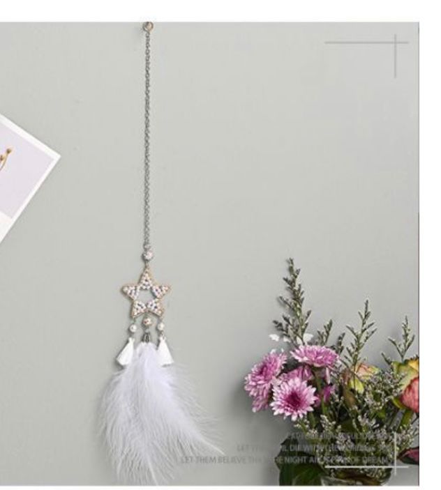 star dreamcatcher   feather cather wall hanging decorations #DC085-DC091