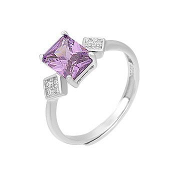 S925 sterling silver gem ring SSG310-SSG315