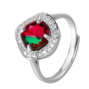 S925 sterling silver gem ring SSG733-SSG735