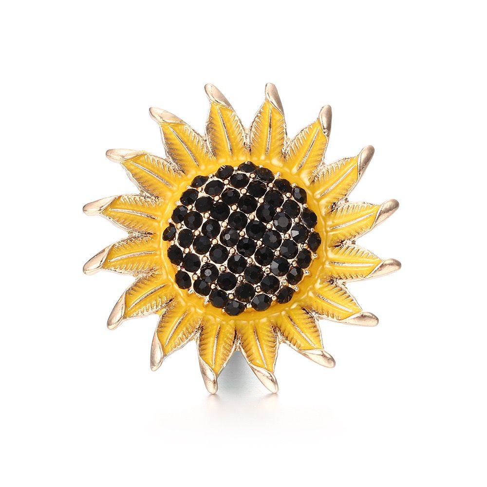 Sunflower  snap button SB023-SB024