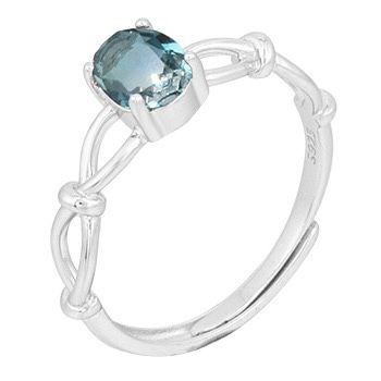 S925 sterling silver gem ring SSG185-SSG200