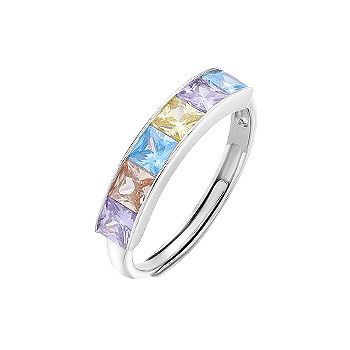 S925 sterling silver gem ring SSG597-SSG599