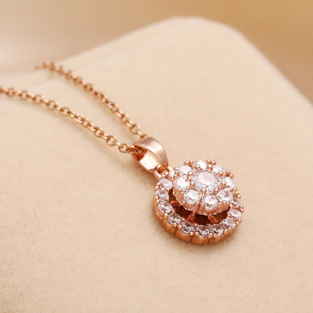 spinner zircon necklace N036-N044