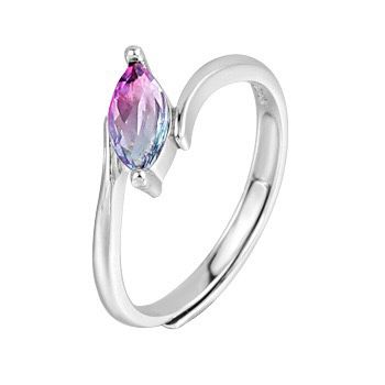 S925 sterling silver gem ring SSG460-SSG463