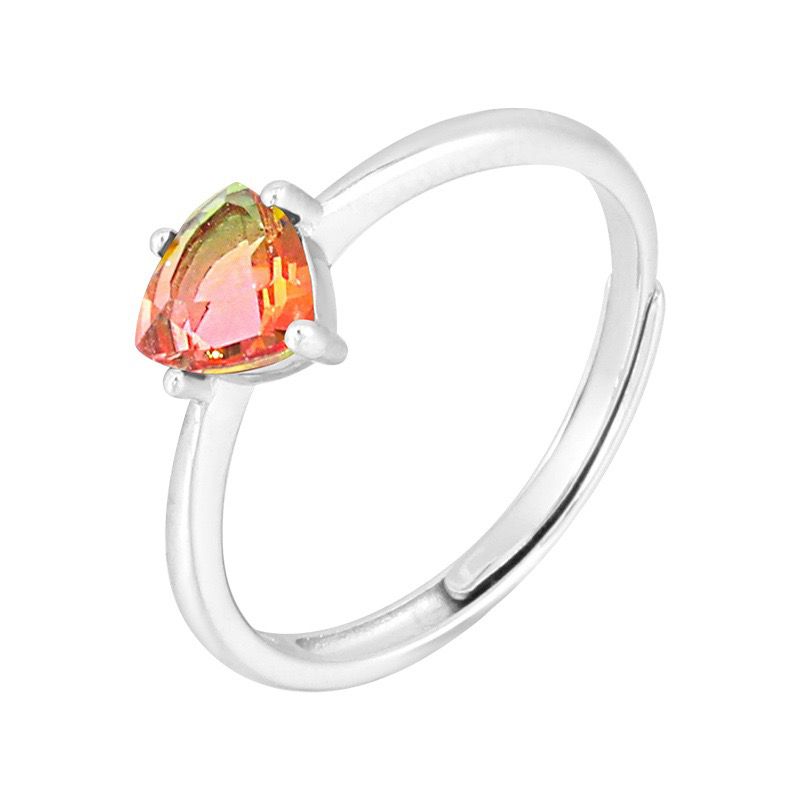 S925 sterling silver gem ring SSG330-SSG337