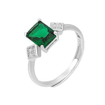 S925 sterling silver gem ring SSG310-SSG315