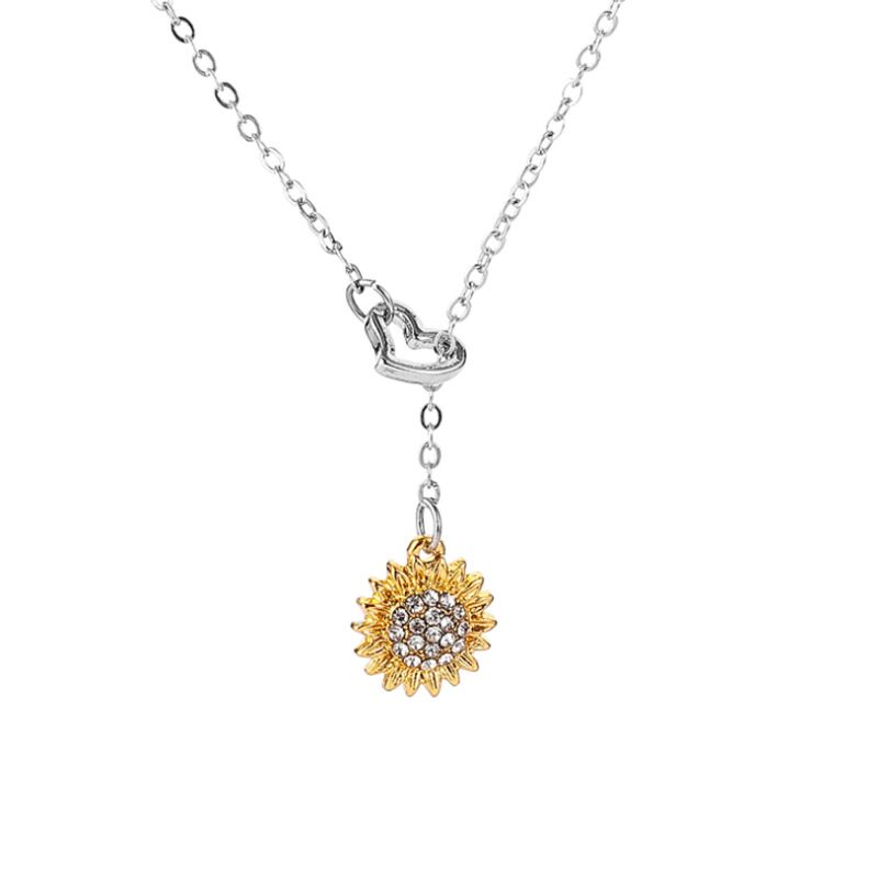 fashion sunflower necklace #N054