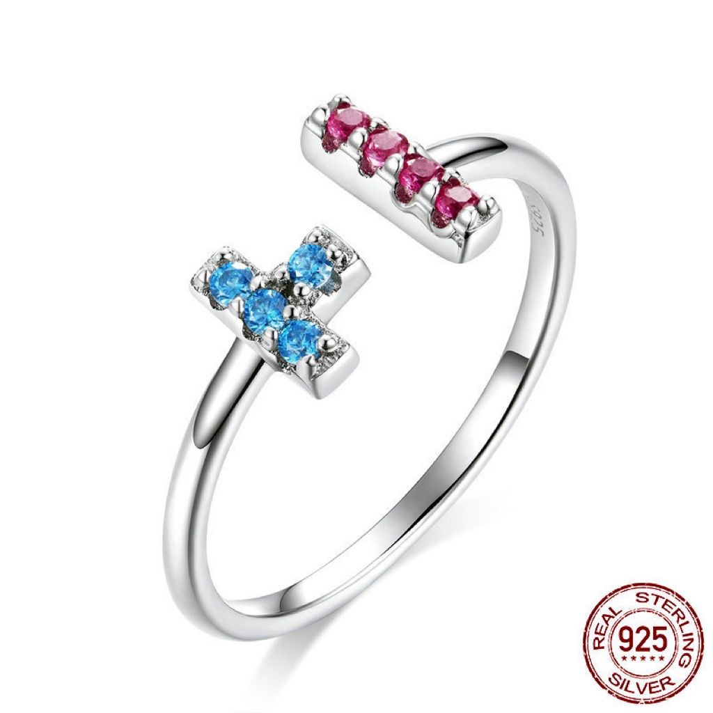 S925 sterling silver gem ring #YSG027-YSG035