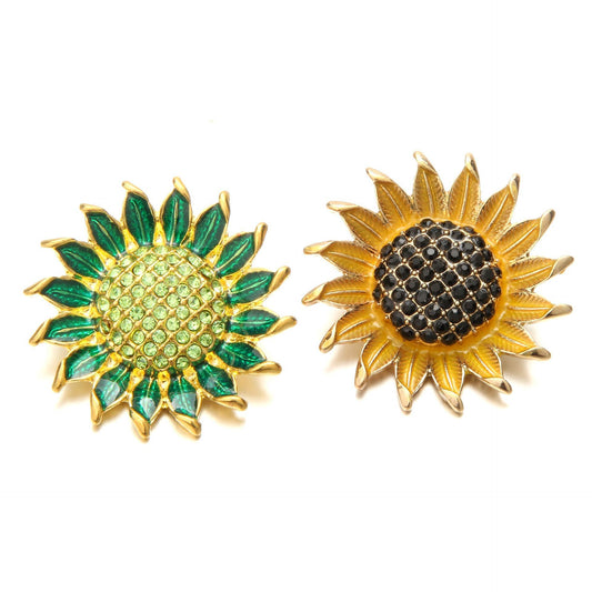 Sunflower  snap button SB023-SB024