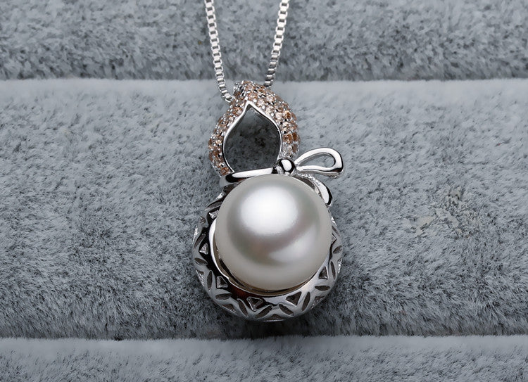 S925 sterling silver pearl pendant setting (default no pearl) wsp172-180