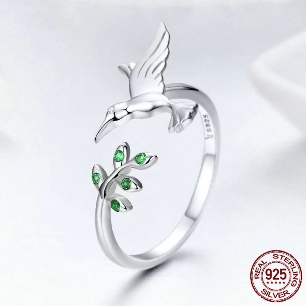 S925 sterling silver gem ring #YSG036-YSG044