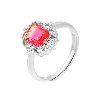 S925 sterling silver gem ring SSG631-SSG645