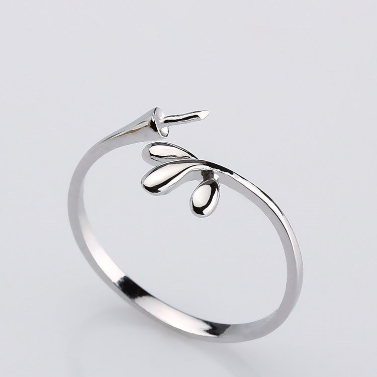 S925 sterling silver ring setting (default no pearl) wsr001-009