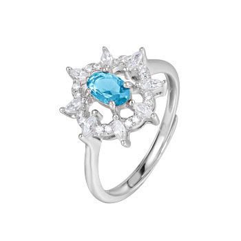 S925 sterling silver gem ring SSG679-SSG681