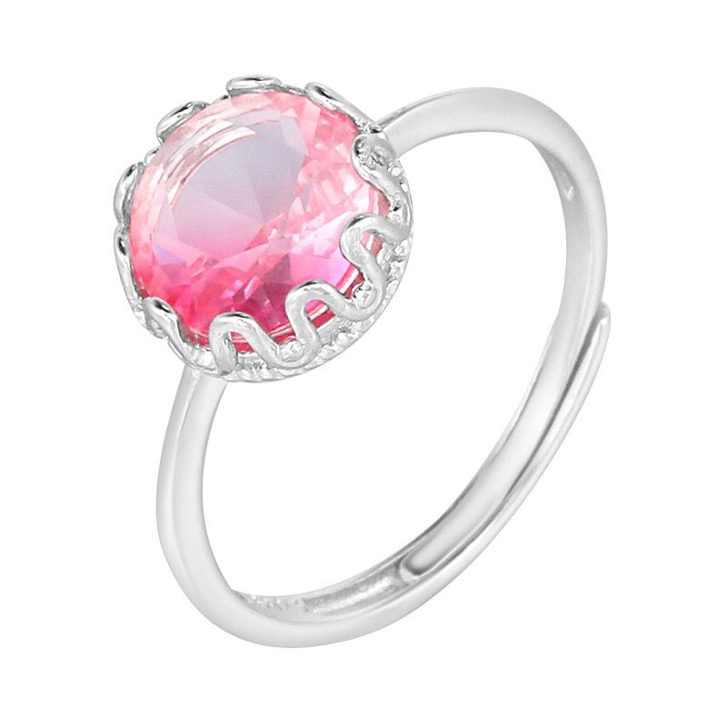 S925 sterling silver gem ring SSG288-SSG303