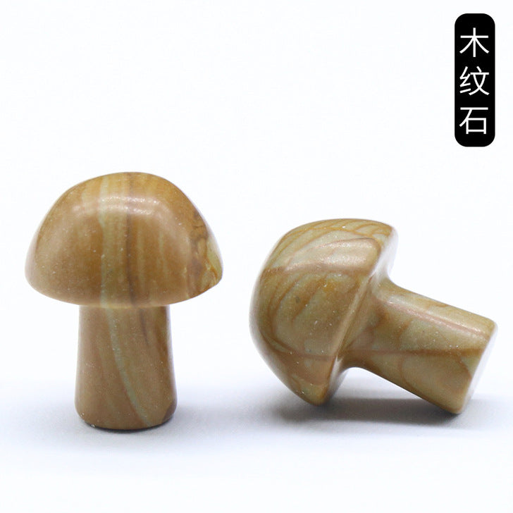 2cm mini mushroom crystal decorations