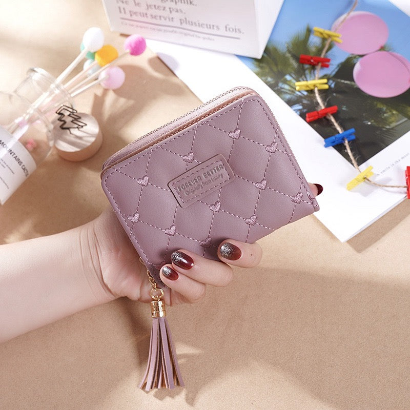 Ins hot small bag woman Ringed wallet summer versatile short coin wallet card bag BB052-BB059