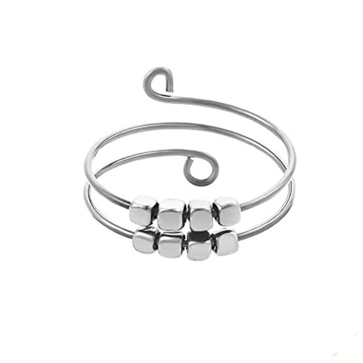 Open adjustable rotary finger ring R023-R026